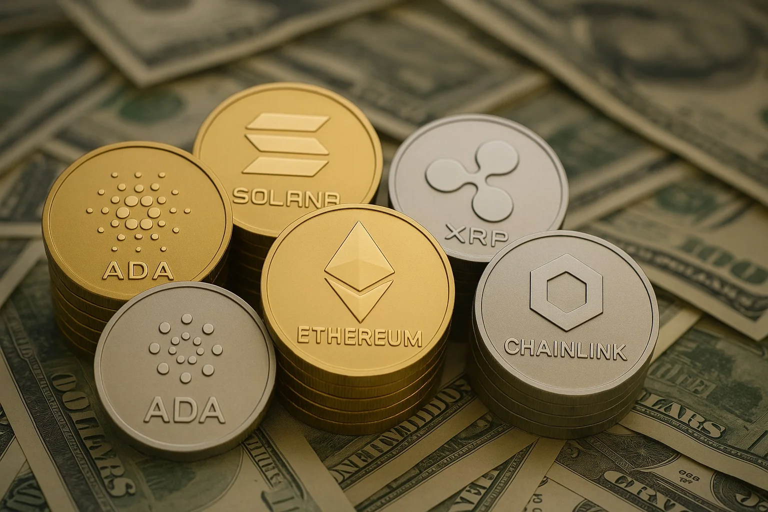 BTC Weakens in Crypto Investment Products: ETH, SOL, XRP, ADA, LINK and CRO Lead