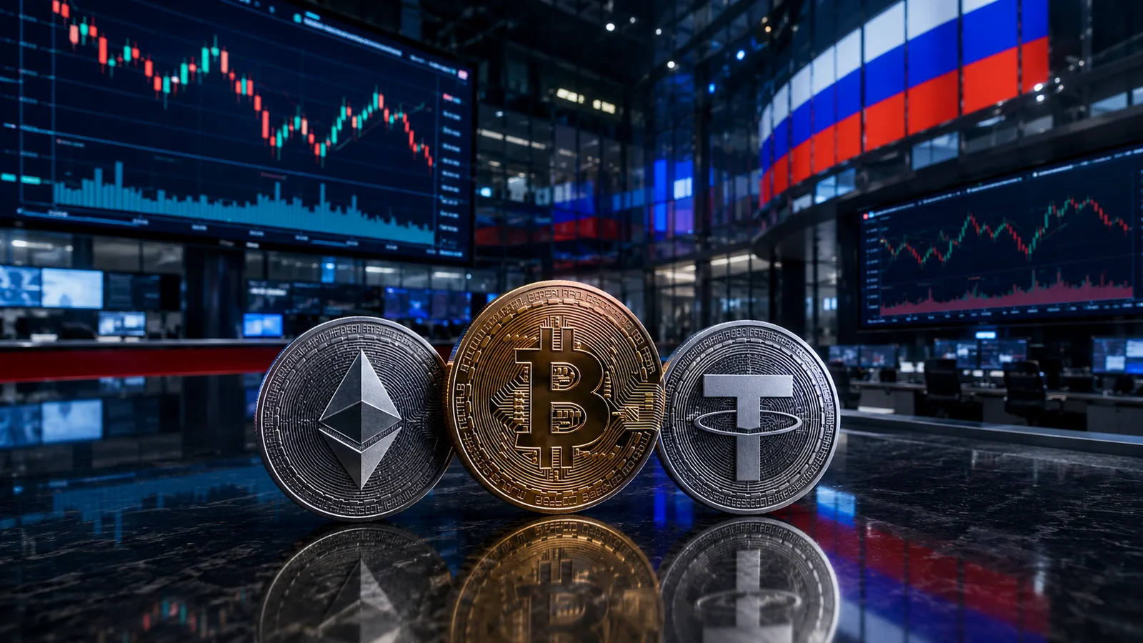 Russia Opens Local Exchanges to Bitcoin, Ether and USDT