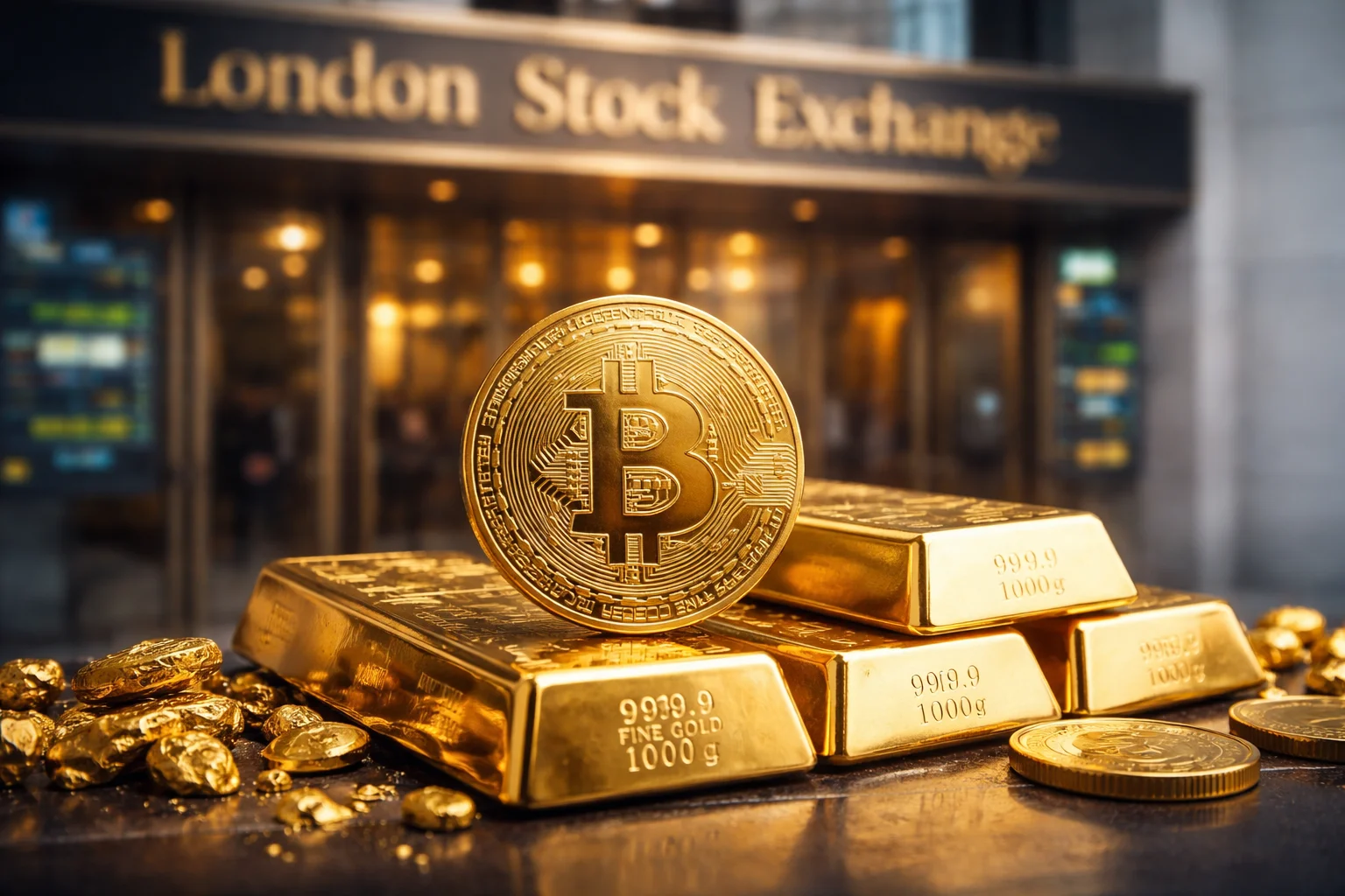 Bitcoin and Gold Come Together on the London Stock Exchange: Trading Begins