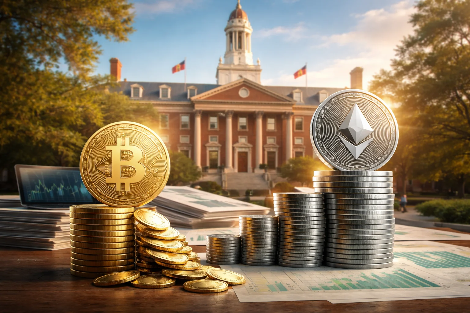 Harvard Bitcoin’i Azalttı, Ethereum Pozisyonu Açtı