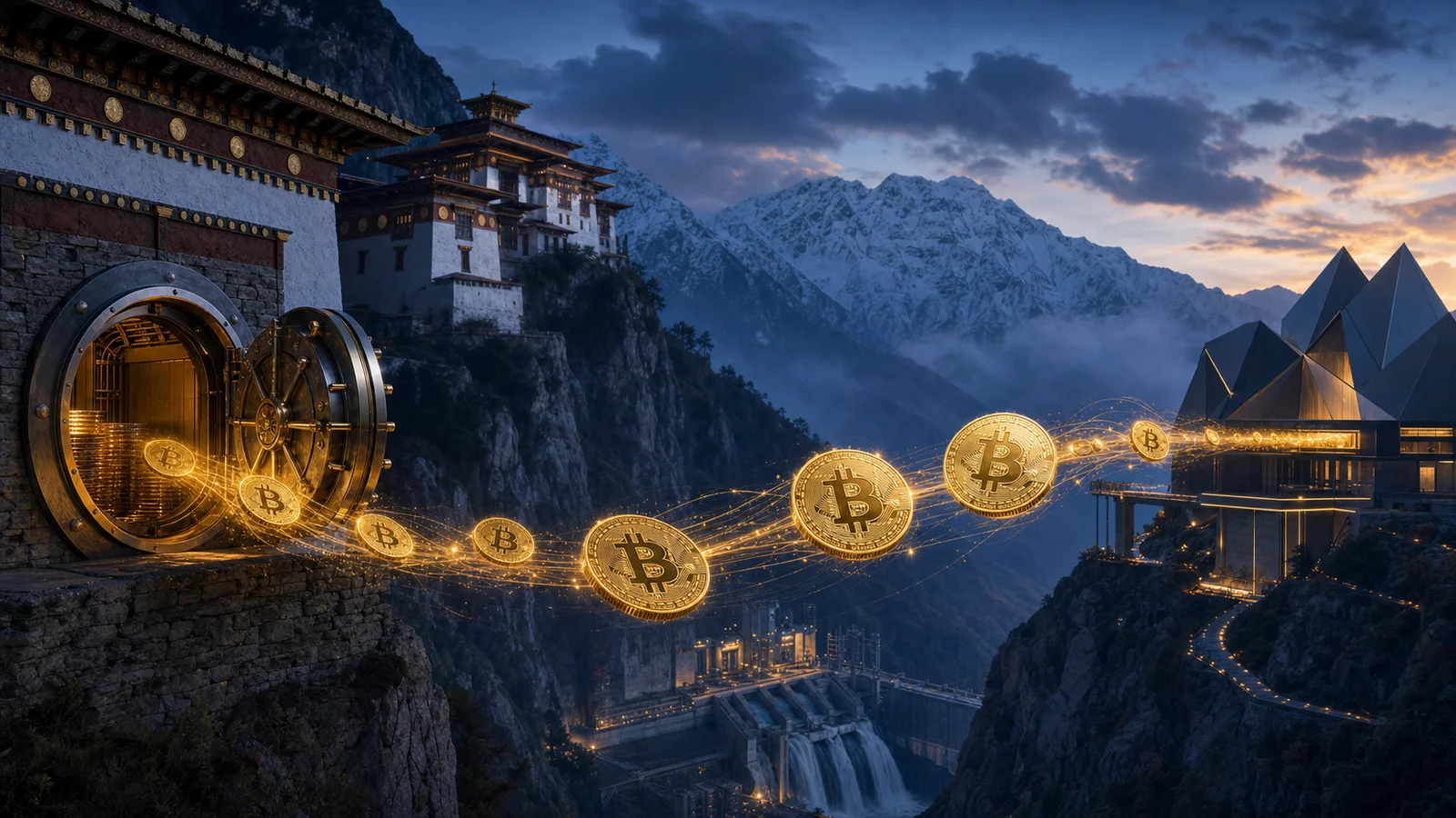 Butan, Binance'e 533 Bitcoin Gönderdi: Rezervi 113 Milyon Dolara Düştü
