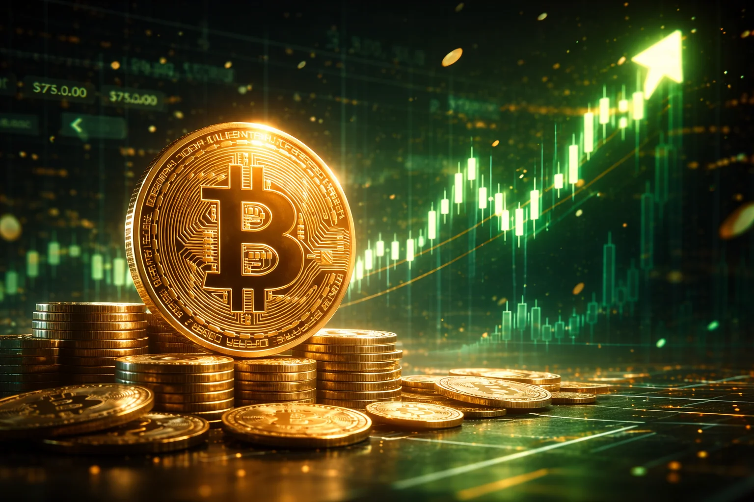 Bitcoin 75 Bin Doları Zorladı: Piyasayı Short Squeeze’e Taşıdı