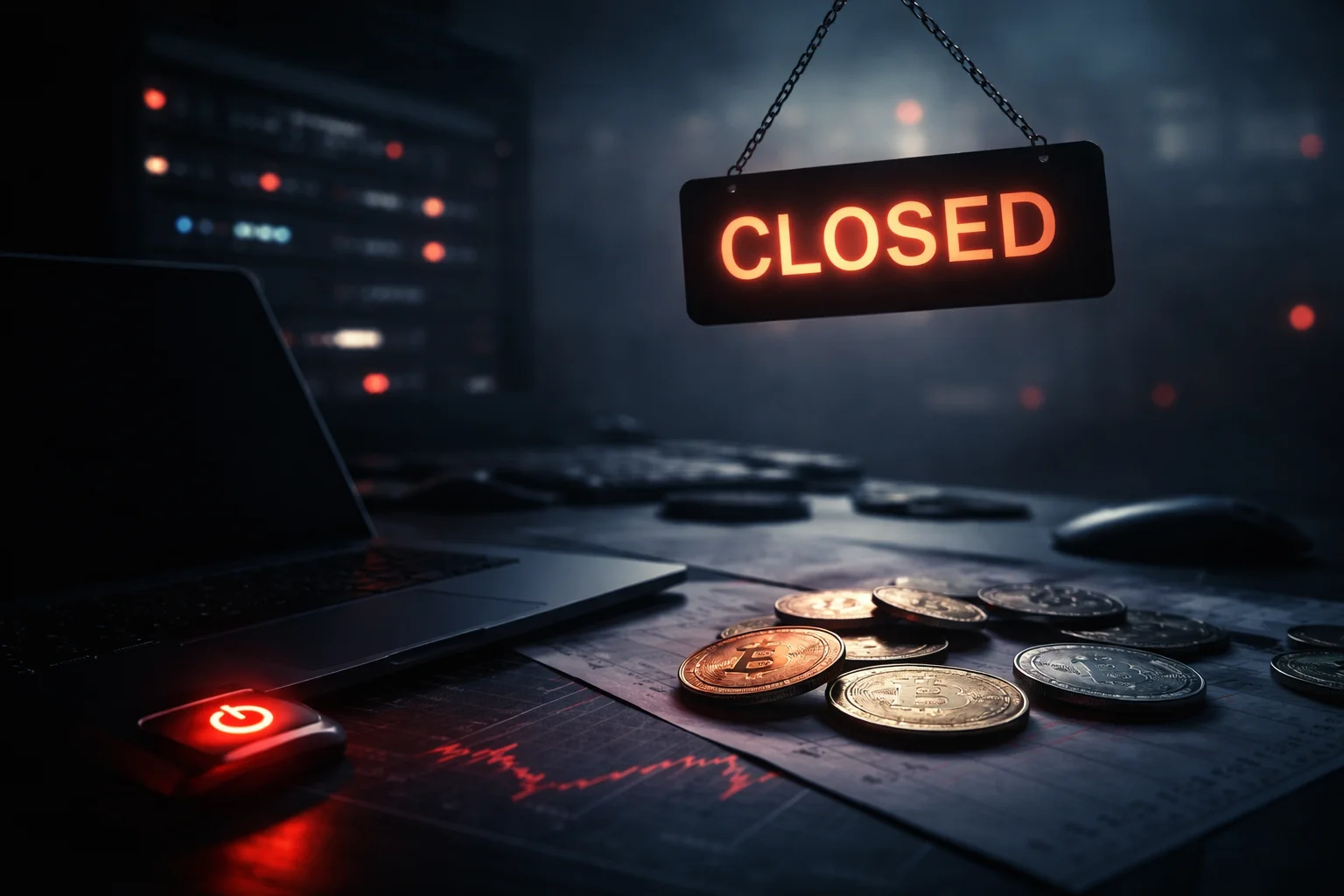 Crypto Platform Handling $1B Shuts Down Operations