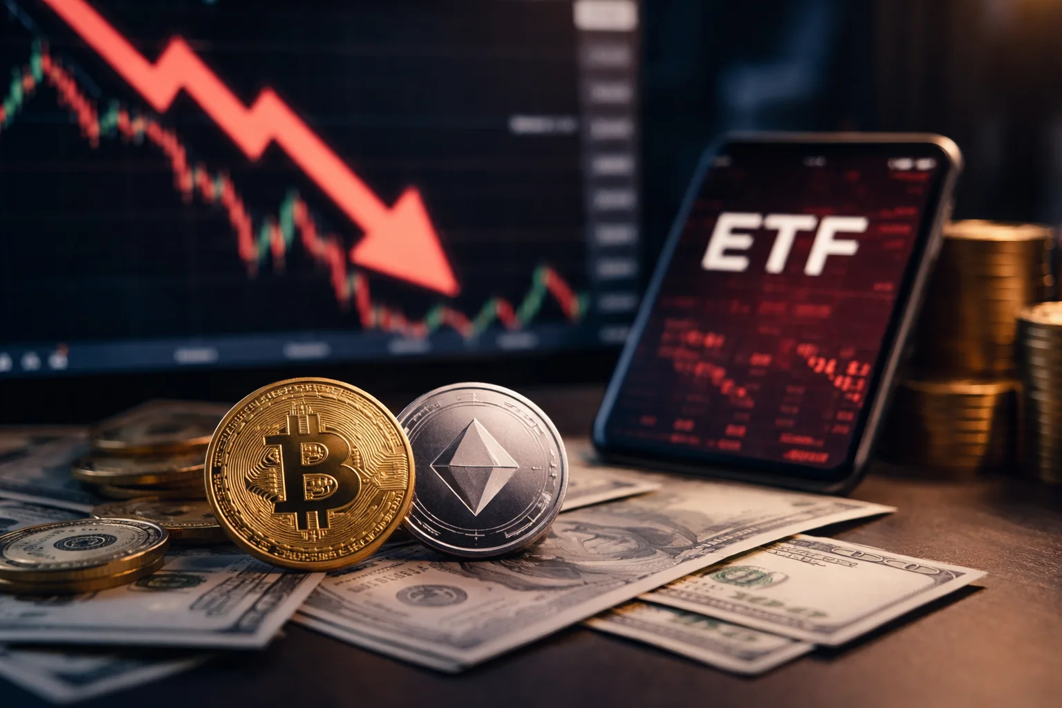 Bitcoin and ETH ETFs Hit the Brakes: $219 Million in Outflows