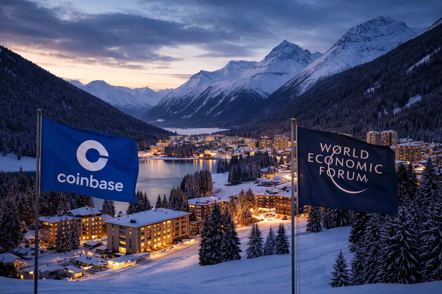 Crypto Agenda in Davos: Coinbase CEO to Speak