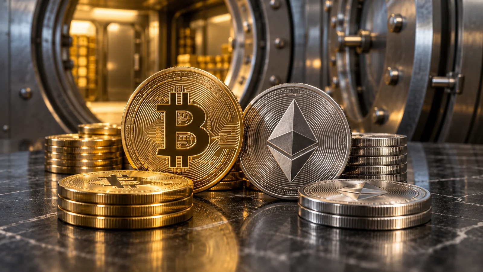 Strive, Strategy and Bitmine Make New Purchases: Bitcoin and Ethereum Reserves Grow