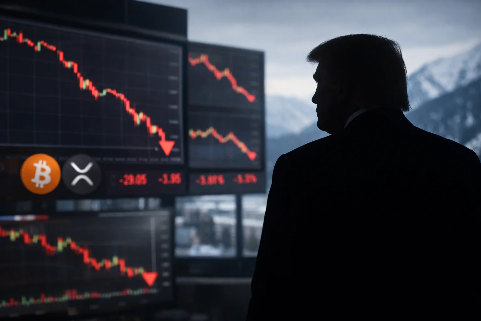 Trump's Davos Messages: Crypto Volatility Increased