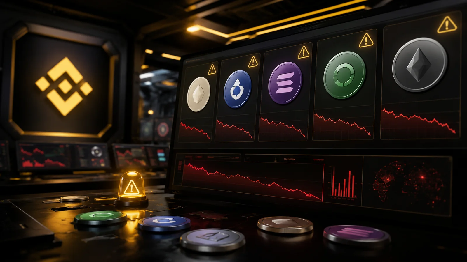 Binance, 9 Altcoine İzleme Etiketi Ekledi: Fiyatlar Etkilendi