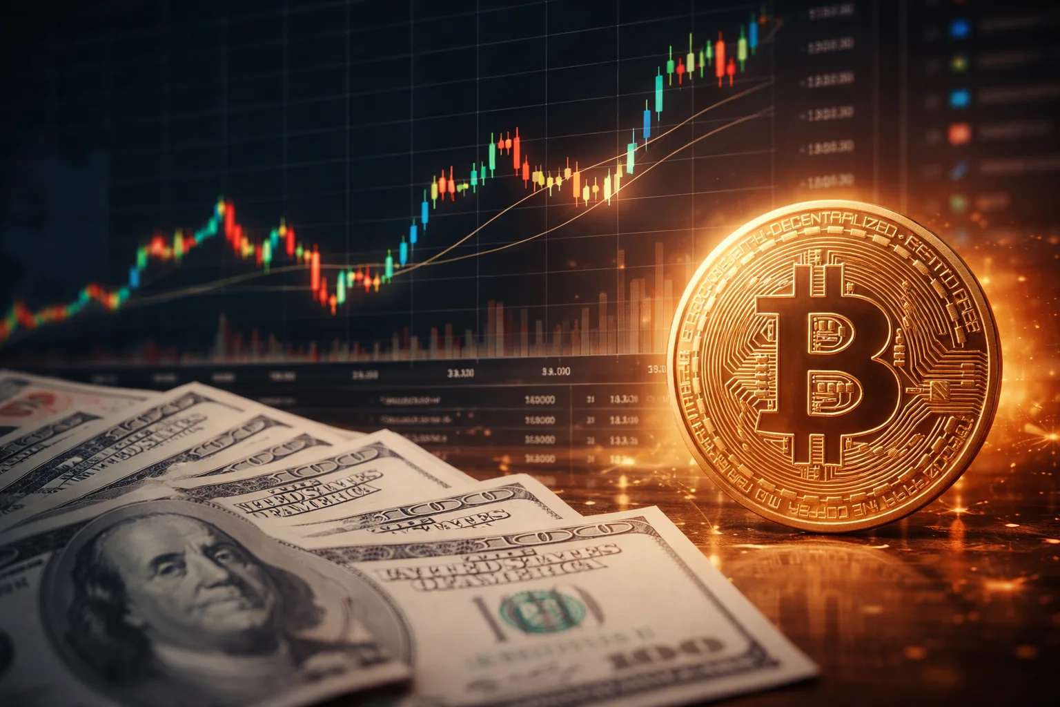 US GDP Surprise, Bitcoin Remains Flat