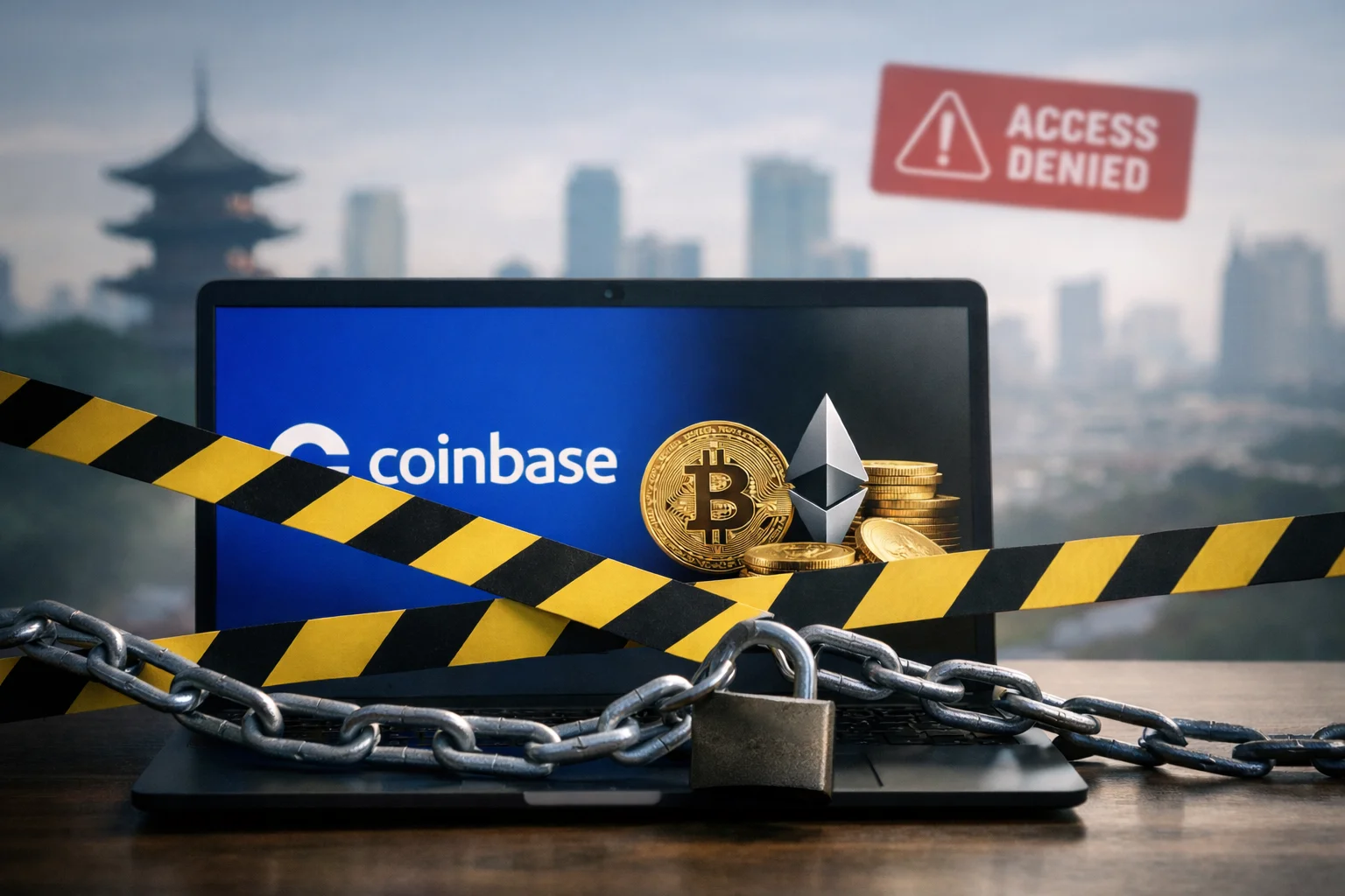 Coinbase Dahil 50 Kripto Platformuna Asya Ülkesinden Erişim Engeli
