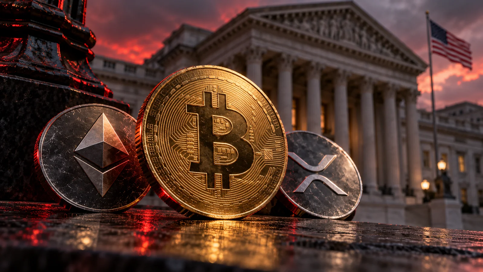 US Data Pressures Crypto: Bitcoin Falls Below $84,000