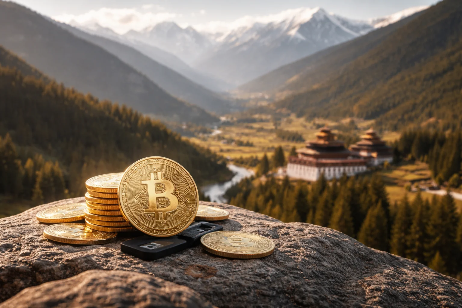 Butan'dan Bitcoin Satışı: Rezervler Hızla Eriyor