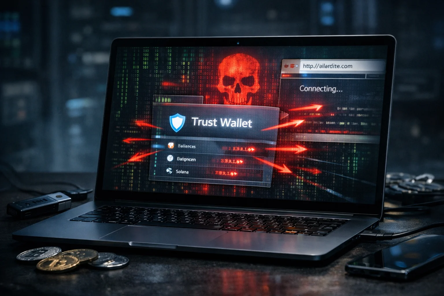 Trust Wallet’ta Güvenlik Alarmı: 6 Milyon Dolar Sildirdi