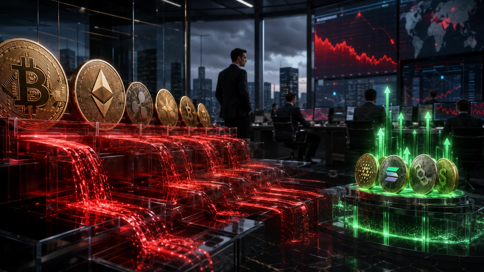 Kripto Fonlarından 1,47 Milyar Dolar Çıktı: 9 Altcoin Artıda Kaldı