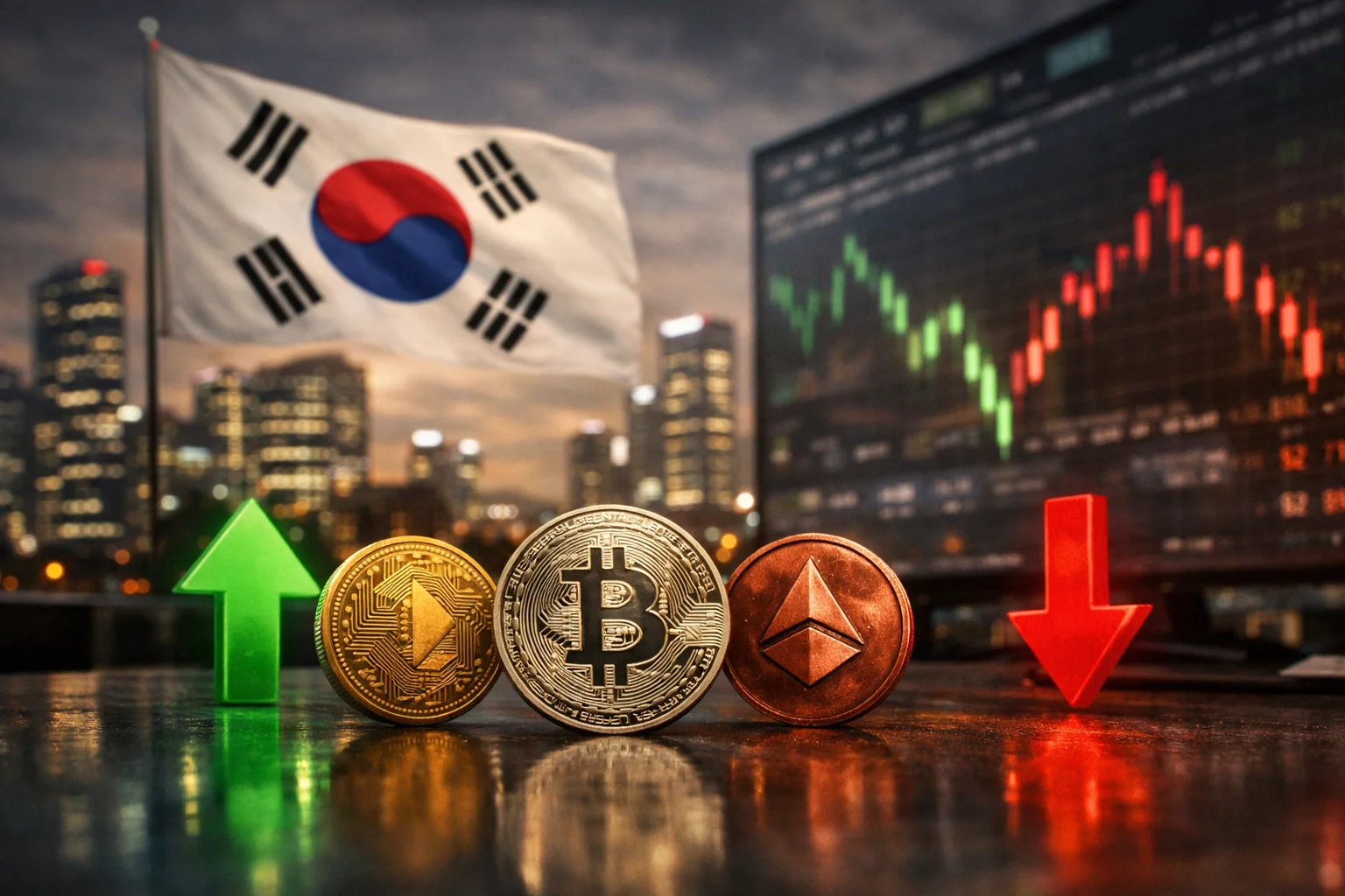 Güney Kore’de 2 Altcoin’e Listeleme, 1’ine Delist: Fiyatlar Hareketlendi