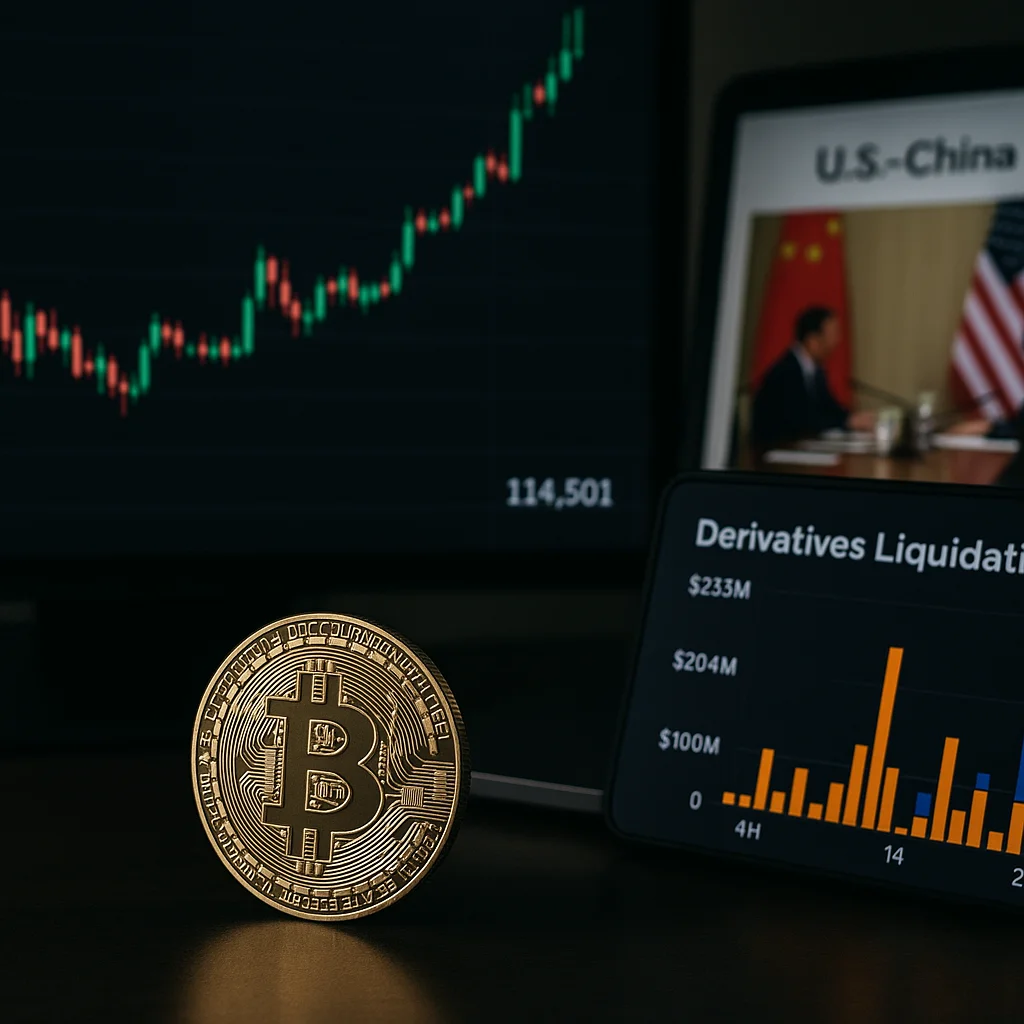 ABD-Çin Görüşmeleri Bitcoin’i Yükseltti: 115 Bin Doların Üzerine Çıktı!