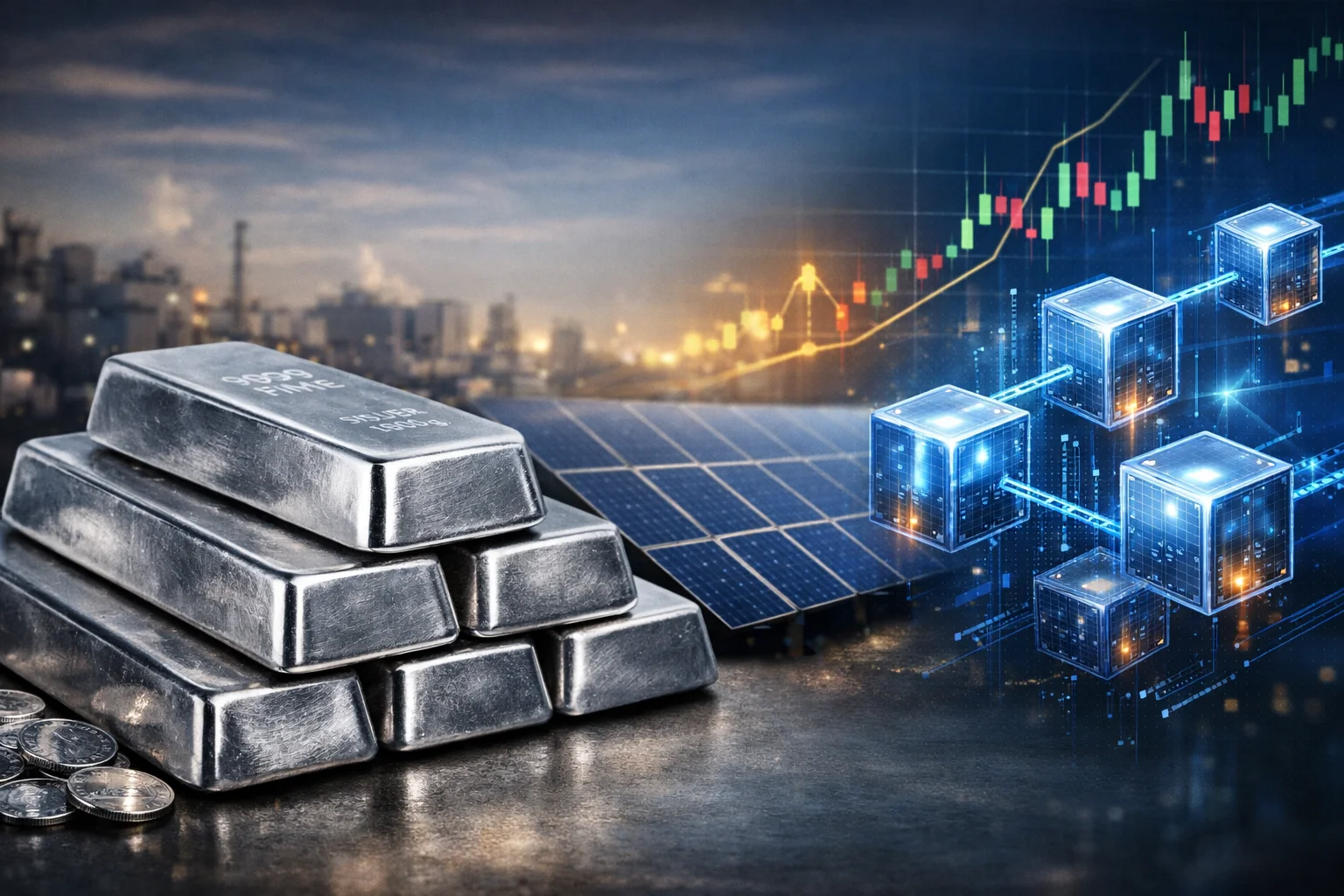 Gümüş Fiyatının Yükselişi Blockchain Piyasalarına Taşındı