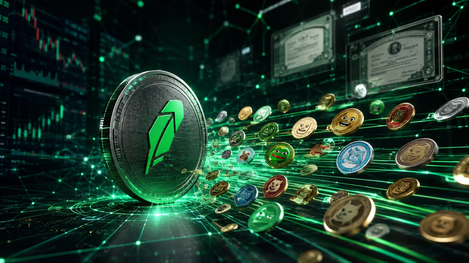 Memecoin Traffic on Robinhood Chain Hits Record High