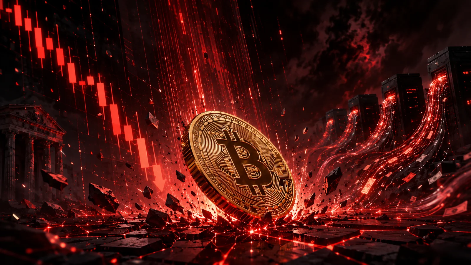 Bitcoin Düşüşü ile 1.7 Milyar Dolarlık Tasfiye Geldi