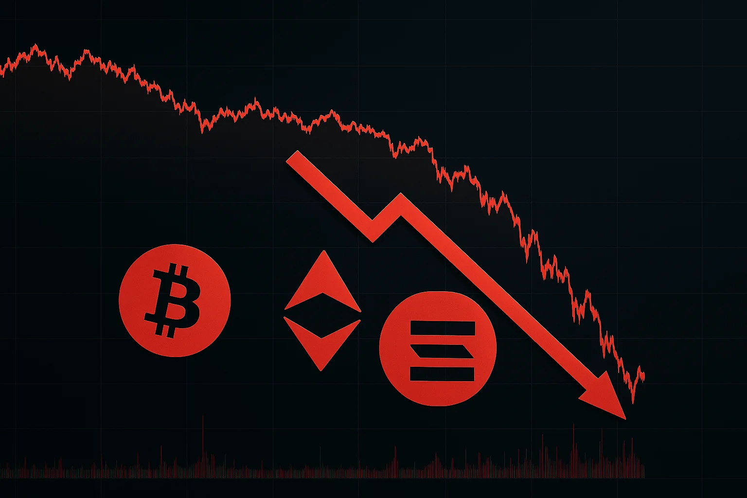 Sharp Correction in the Crypto Market: Bitcoin and Altcoins Drop