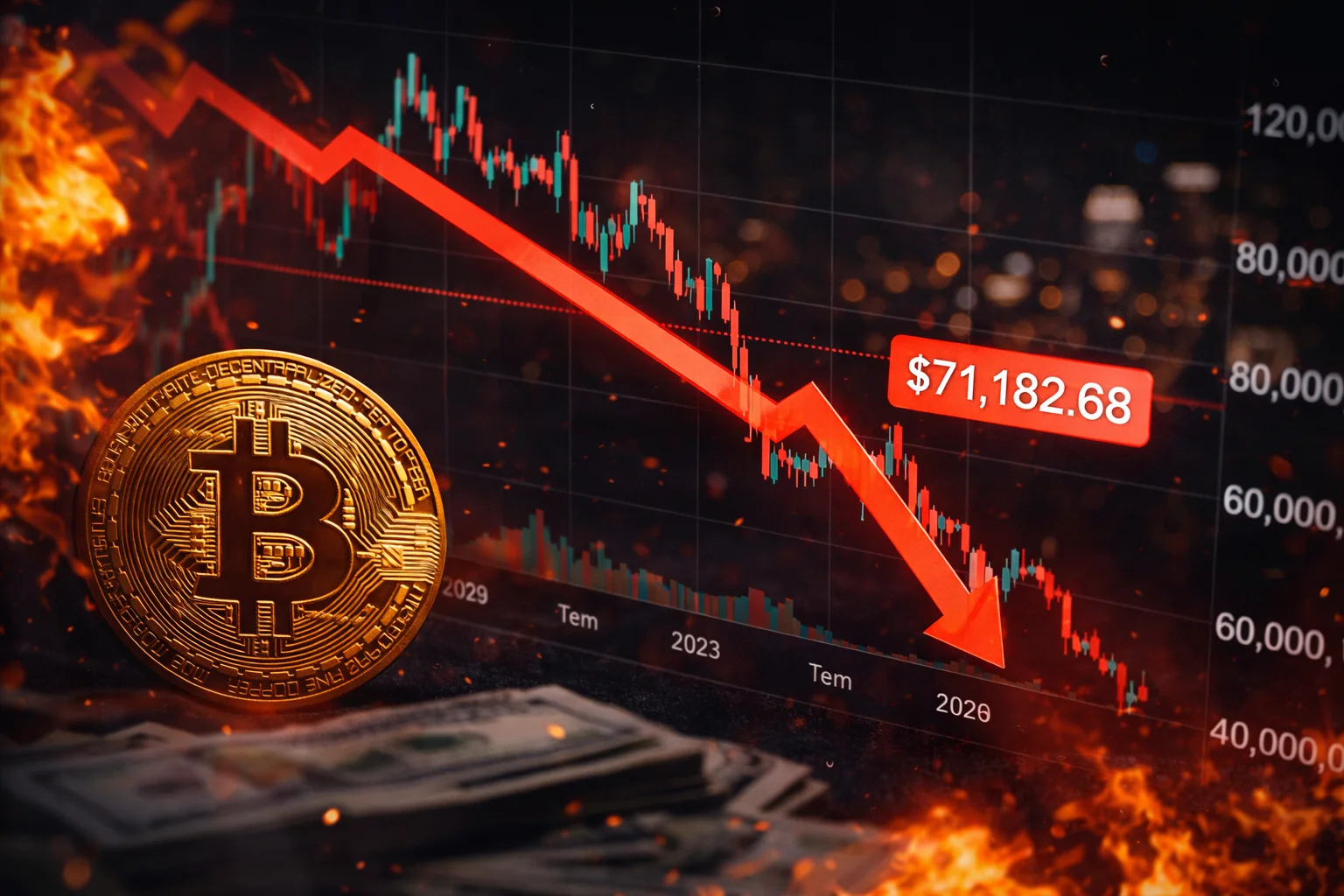 Bitcoin Returns to 2024 Levels: Drops to $71,000