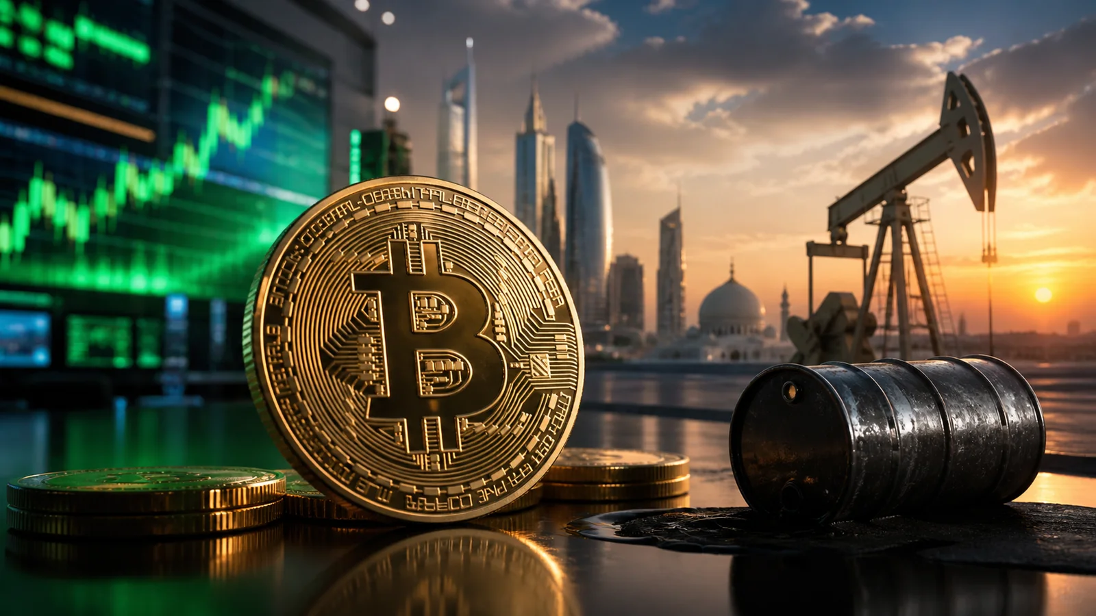 Bitcoin Approached $82,000, While Oil Plummeted Sharply