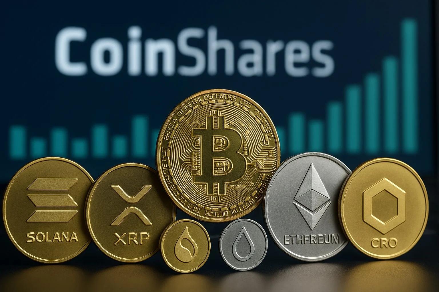 CoinShares Raporu: ETH Zayıfladı; Yatırımcılar SOL, XRP, SUI, LINK, CRO’ya Odaklandı