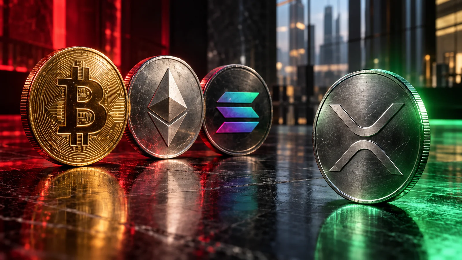 Bitcoin, Ethereum and Solana ETFs See Outflows as XRP Attracts Inflows